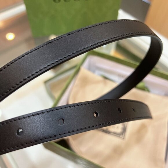 ๐น๐๐ Women's Gucci Marmont GG belt in black leather ๐
๐๐น - Picture 7 of 8